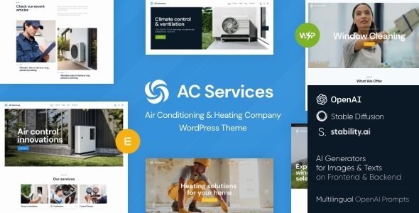 AC Services | Air Conditioning and Heating Company WordPress Theme Logo